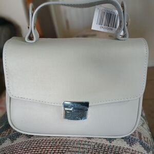 Belle Russo Top Handle Purse Bag Gray No Box